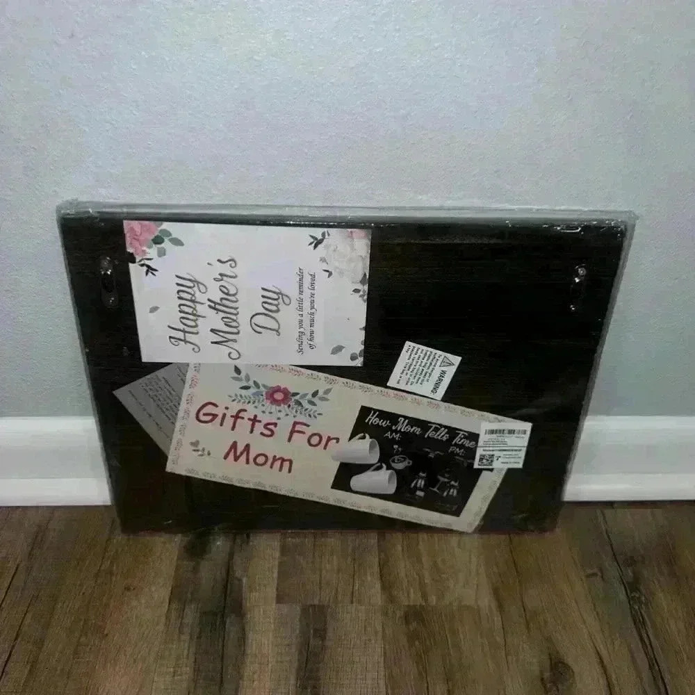 NEW! Funny Wooden Holder for Mother’s! Mugs&Glasses Not Included,Assembly Needed - Picture 7 of 9